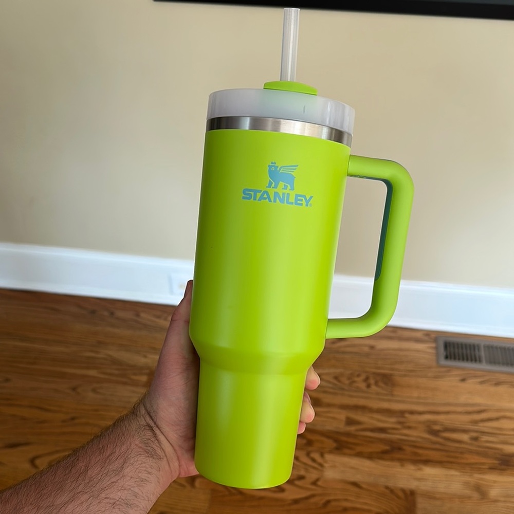 Stanley Lime Green Travel Tumbler